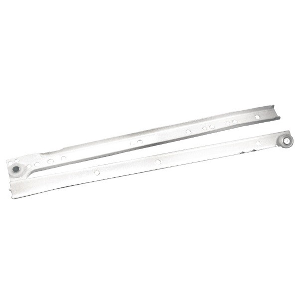 Роликовые направляющие 400 мм, цвет белый (DS 04W/400)