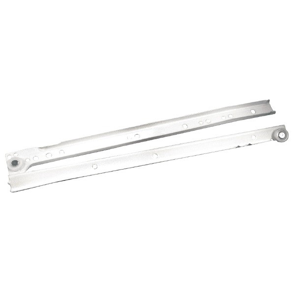 Роликовые направляющие 450 мм, цвет белый (DS 04W/450)